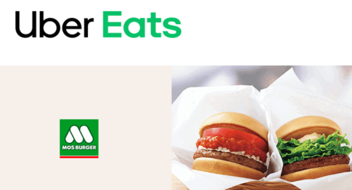 ウーバーイーツ (Uber Eats )1,800円初回クーポンとプロモーション 
